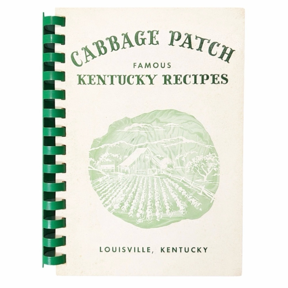 Cabbage Patch Kentucky Recipes Cookbook with Green Spiral Binding